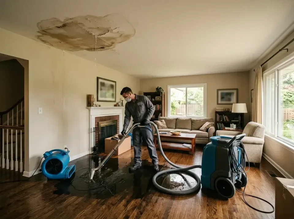 attic-pipe-burst-ceiling-drip-008 — frequently asked questions, Water Damage Restoration & Carpet Care in Sunnyside, WA